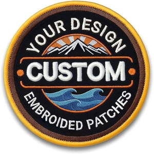 High Quality Embroidery Patches Iron On Sew On <b>Skull</b> Animal Emblem Crest Cloth Badge <b>Decorative</b> Garment Patch - Product Image 1