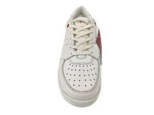 Zapatos de Hombre Blancos de Cuero Genuino con Cordones, Transpirables, con Entresuela de EVA, Suela de TPR, Logotipo Grabado, Ligeros, para Todas las Temporadas - Product Image 3