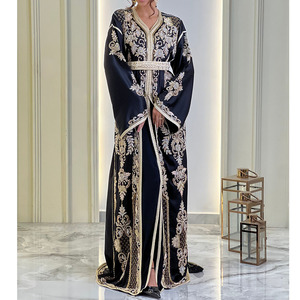 Moroccan Bride Traditional Bridal Dress Handmade Kaftan Wholesale Clothing Manufacturer Moroccan Bride Luxury Wedding Outfit - Product Image 3