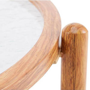 Table basse ronde en rotin de 25.6 pouces - Product Image 3