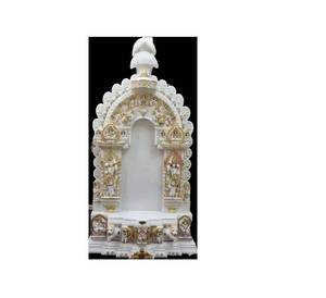 Mejor Precio, Alta Calidad, Templo de Mármol para Interiores, Diseño Personalizado, Fabricante de la India, Artesanía en Piedra con Patrón Antiguo Pulido a Mano - Product Image 3