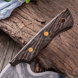 Couteau de cuisine en acier Damas le plus vendu avec manche en bois, fourni directement par l'usine - Product Image 3