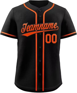Cheap Custom Sublimated Print Team Logo Full Button up 100% <b>Polyester</b> Baseball Jerseys sportswear jersey - Product Image 1