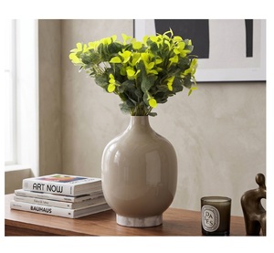 Premium Hot Sale Powder Coated <b>Cheap</b> Flower Vase with Marble Base Best Selling Classic Home Interior Exterior Decorative Vase - Product Image 1