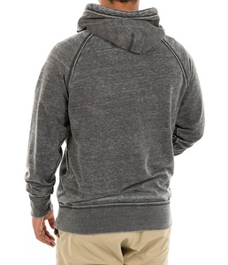 Sweat à capuche oversize pour homme en mélange de coton épais, effet délavé vintage, doux au toucher - Product Image 3