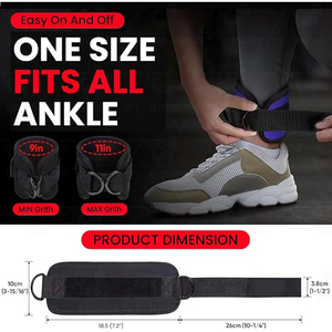Breathable Hook Loop Sports <b>Ankle</b> <b>Support</b> <b>Brace</b> Professional Protection Padded <b>Ankle</b> Guards for Sprain Prevention Rehabilitation - Product Image 4