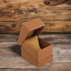 Boîte à bijoux en carton rose de qualité supérieure Emballage en papier de mode élégant pour pendentif à bague Élégant et élégant - Product Image 1