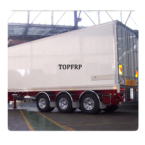 แผ่นผนังไฟเบอร์กลาสคอมโพสิตแบบม้วน, แผ่นไฟเบอร์กลาสเคลือบเจล FRP/GRP สำหรับรถบ้าน รถบรรทุก ตู้แห้ง รถพ่วง แผ่นเรียบ - Product Image 4