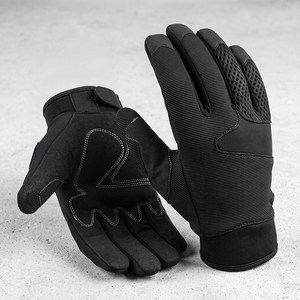 Guantes de Trabajo Mecánicos Amara de Cuero Sintético Reforzado, Certificación CE, 11 oz, Puño Ajustable, Anticorte, Guantes de Seguridad Resistentes - Product Image 4
