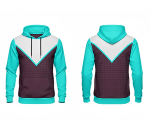 Sweat à capuche polaire personnalisé par sublimation pour l'hiver – Tenue d'équipe sur mesure, respirante, service OEM, color block, pour hommes, femmes et jeunes - Product Image 6