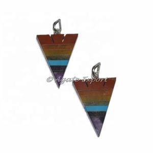 Bois de rose et pierre semi-précieuse pendule cristal méditation pierre précieuse pour la décoration intérieure artisanat pendule artisanal - Product Image 6