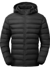 Men's Winter Puffer Jacket with Custom <b>Patterns</b> Casual Bubble Design with Custom Decoration OEM Service - Product Image 2