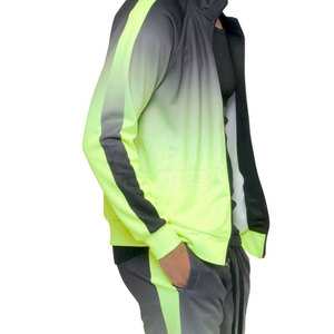 Conjuntos Deportivos Sublimados al por Mayor, Cómodos, Transpirables, Casuales, con Cierre, 100% Poliéster, Ligeros, para Correr, para Hombre - Product Image 3