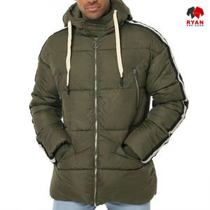 Veste matelassée d'hiver pour homme Ryan Pro Gear, design personnalisé, avec tissu extérieur en nylon - Product Image 5