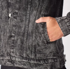 เสื้อแจ็คเก็ตยีนส์ผู้ชาย TRIBON SPORTS ทรงปกติ ปกคอปก ติดกระดุมแถวเดียว ผ้าฝ้าย สไตล์ลำลองสำหรับฤดูหนาว - Product Image 5