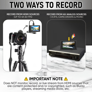 4K HDMI Live Streaming Video <b>Capture</b> <b>Card</b> with 1080P 60FPS Audio Video Recording for Gaming, DSLR Camera, and Camcorder - Product Image 2