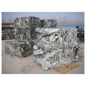 Chatarra de aluminio blanca plateada 99.9% pura, láminas limpias prensadas para la industria del reciclaje - Product Image 2