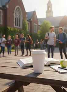 Vasos Desechables de Papel con Aislamiento Térmico de Doble Pared GREEN NEST para Bebidas Calientes con Impresión de Logotipo Personalizado - Product Image 5