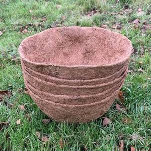 Viet Delta <b>Garden</b> Planter <b>Liners</b> Pre-formed 100% Natural Coconut Fiber Brown Dried / Hazel - Product Image 5