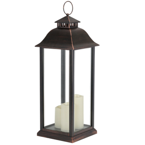 Farol Decorativo de Metal de Diseño Clásico con Acabado Cobre Antiguo, de Lujo, para Decoración del Hogar, Hecho a Mano y Personalizado - Product Image 3