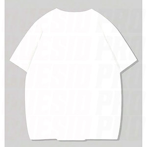 Camiseta Oversize para Hombre con Estampado de Letras, Manga Corta, Hombros Caídos, Cuello Redondo, Estilo Casual Urbano, Ajuste Holgado, Algodón, Moda de Verano - Product Image 2