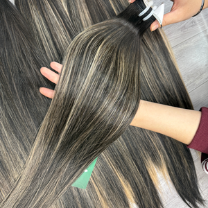 Venta caliente Vietnam Extensiones de cabello humano Super Doble dibujado Cutícula alineada Extensiones de cabello para mujer - Product Image 1