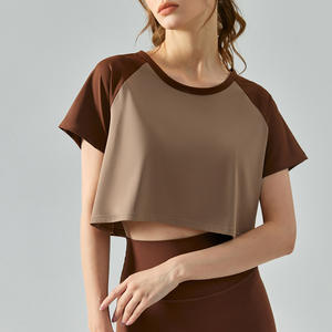 Camiseta Negra Lisa de Manga Corta para Mujer, al por Mayor, Personalizada, de Alta Calidad, OEM - Product Image 3