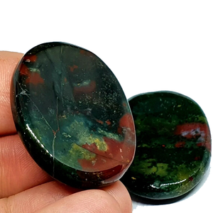 Pierre de pouce en hématite, pierre de préoccupation, pierre de pouce naturelle, cristal de guérison, pierre précieuse de préoccupation - Product Image 3