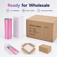 Gobelet isotherme droit et fin en acier inoxydable de 20 oz, coloris arc-en-ciel, avec couvercle, personnalisable avec logo, vente en gros pour cadeaux et articles de boisson
