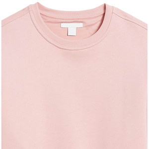 Sweat-shirt à col rond rose uni pour homme, manches régulières, tricoté, respirant, idéal pour l'automne, en promotion - Product Image 6