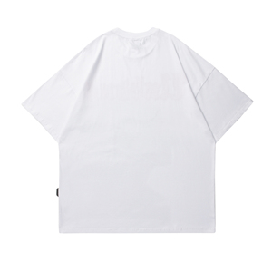 Camiseta de punto de manga corta para hombre, corte regular, color personalizado, cuello redondo, 100% algodón, transpirable, ecológica, 220g, estilo urbano - Product Image 5