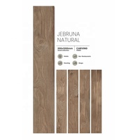 Carreaux de sol muraux en céramique à grain de bois brun moderne et classique ultime 20x120cm, antibactérien, semblable à une planche de bois dur pour la décoration de la chambre