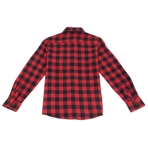เสื้อเชิ้ตผ้าแฟลนเนลลำลองสำหรับผู้ชาย-ผ้าฝ้ายออร์แกนิค 100% ป้องกันรอยยับ ระบายอากาศได้ดี ย้อมเส้นด้ายแบบยั่งยืน ลายสก็อต แขนยาว - Product Image 2