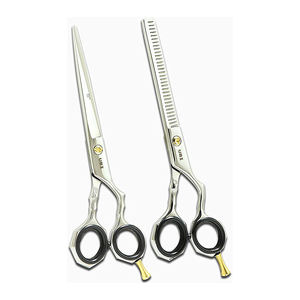 Tijeras Profesionales para Adelgazar el Cabello de 6.5 Pulgadas, Acero Inoxidable, para Diestros, con Cuchilla Afilada y 30 Orificios Grandes para los Dedos - Product Image 4