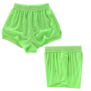 Men's Solid Color Mid Waist Spandex <b>Nylon</b> <b>Shorts</b> Quick Dry Casual Style <b>Short</b> Length Elastic Waist Mid length casual <b>shorts</b> - Product Image 2