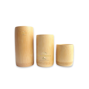 Vietchoice - Vaso de Bambú 100% Biodegradable, Sin Plástico, Ecológico, Regalo Empresarial, Hecho en Vietnam, Precio Económico al por Mayor - Product Image 4