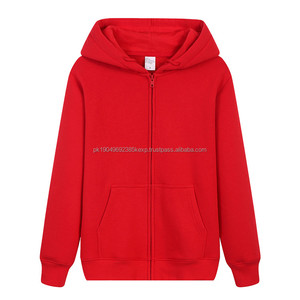 Zipper-up Unisex Men's Soft Fleece High Quality <b>Zip</b> OEM Blank Custom Logo Loose <b>Hooded</b> Sweatshirt Hoodies Hoodie - Product Image 6