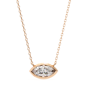 Solid Gold Marquise Diamond <b>Charm</b> With E Color Lab Grown Diamond And IGI Certificate For Men Women Wedding And Gift Jewelry - Product Image 6