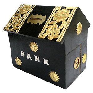 Hucha de madera para niños – Caja para ahorrar dinero |   Hucha Linda para Monedas |   Hucha de madera duradera para niños y niñas |   Artículo de Regalo para Niños - Product Image 2