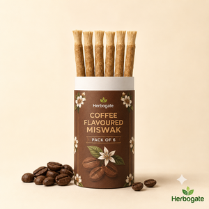 Paquete de 6 Miswaks con Sabor a Café, Solución Natural y Conveniente para el Cuidado Bucal, con Palitos Herbales para la Limpieza Dental, para el Hogar y la Oficina - Product Image 6
