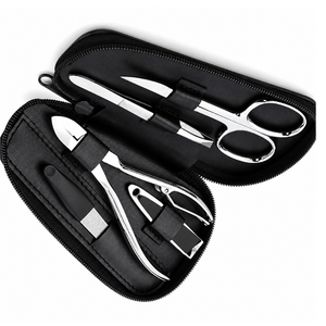 Juego de Manicura y Pedicura Profesional Portátil 5 en 1 de Acero Inoxidable Directo de Fábrica, Kit de Cuidado de Uñas con Caja de Color - Product Image 3