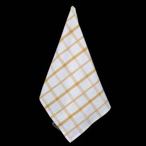 Serviettes de cuisine écologiques à séchage rapide tissées de qualité supérieure en coton à carreaux blancs et rouges pour la cuisine - Product Image 2