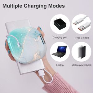 Specchio da Viaggio LED Compatto da 4 Pollici con Ingrandimento 1X/10X, Illuminazione Bifacciale Dimmerabile, Porta di Ricarica USB - Product Image 2