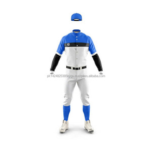 Tenues de baseball et de softball personnalisées OEM pour hommes et adultes, ensemble avec logo d'équipe imprimé, chemise et pantalon respirants, grandes tailles - Product Image 5