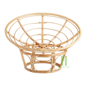 เก้าอี้ปาปาซานทรงกลมทันสมัยทำจากหวาย เก้าอี้พักผ่อนสำหรับห้องนั่งเล่น ห้องนอน มีหลากหลายสี แพ็คเกจปรับแต่งได้ในเวียดนาม - Product Image 5