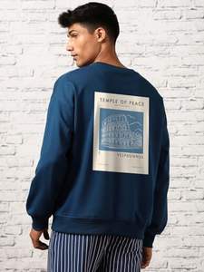 Sweat-shirts pour hommes de qualité supérieure, anti-rides, confortables, en coton mélangé, légers. - Product Image 2