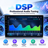 Lecteur multimédia automobile Android universel OEM d'usine, écran tactile, autoradio DVD, USB, BT5.4, 9 pouces, Carplay, autoradio Android
