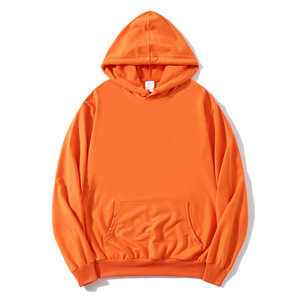 <b>White</b> Winter Oversized Woven Hooded Pullover <b>Sweatshirt</b> 100% Polyester Front Pocket Eco-Friendly Silk Screen for <b>Men</b> Unisex - Product Image 4