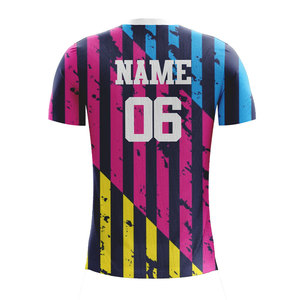 เสื้อฟุตบอลขายส่ง ออกแบบเองได้ พิมพ์ลายแบบซับลิเมชั่นเต็มตัว ชุดฟุตบอลสำหรับทีมชาติ - Product Image 2