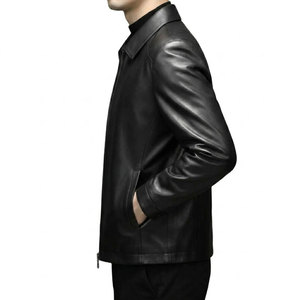 Breathable Comfortable <b>Leather</b> <b>Jacket</b> Best Price Outdoor Wear Wholesale Price <b>Men</b> Winter <b>Jacket</b> - Product Image 3